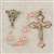Rosary Pink w/ Enamel Crucifix