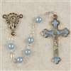 Rosary Blue w/ Enamel Crucifix