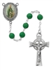 Rosary St. Patrick Green Bead