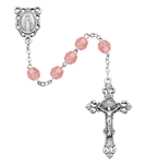 Rosary - October Birthstone Rose