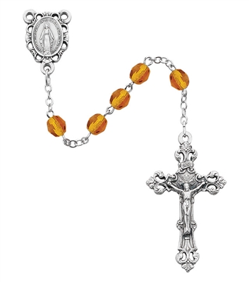 Rosary - November Birthstone Topaz