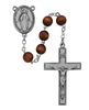 Rosary - Brown Wood