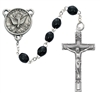 Rosary - Black Wood Holy Spirit