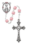 Rosary - Pink Capped