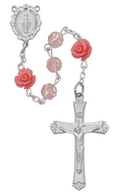 Rosary - Pink Rose