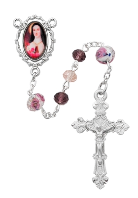 Rosary - Pink & Purple St. Therese