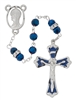 Rosary - Metallic Blue Crystal