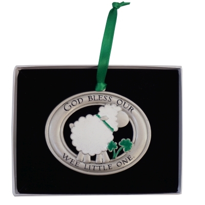 Crib Medal, Irish, God Bless Our Wee Little One
