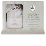 Baptism Picture Frame, Baptism Blessing with Shell