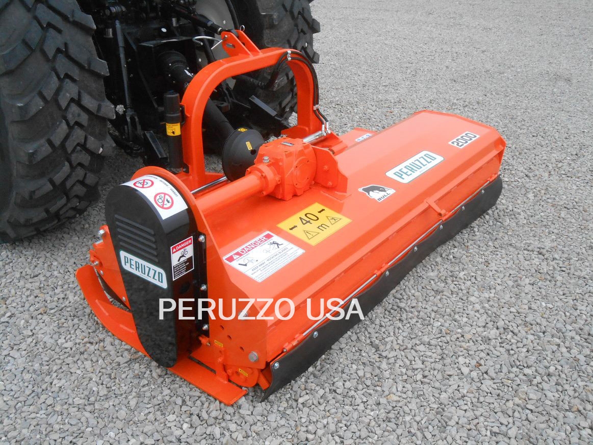 Orange Peruzzo Bull 2000 Flail Mower