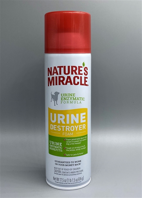 Natures Miracle Urine Destroyer Foam for Dogs 17.5 oz