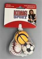 KONG Sport Balls Pack Dog Toy, X-Small
