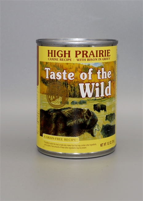 Taste of the Wild High Prairie Grain-Free Canned Dog Food, 13.2-oz