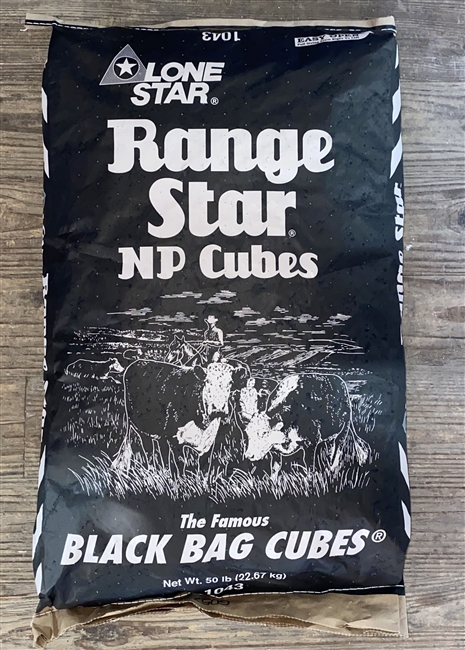 Lone Star Range Star NP Cubes Cow Feed, 50-lb