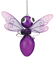 Solar Lantern Purple Dragonfly