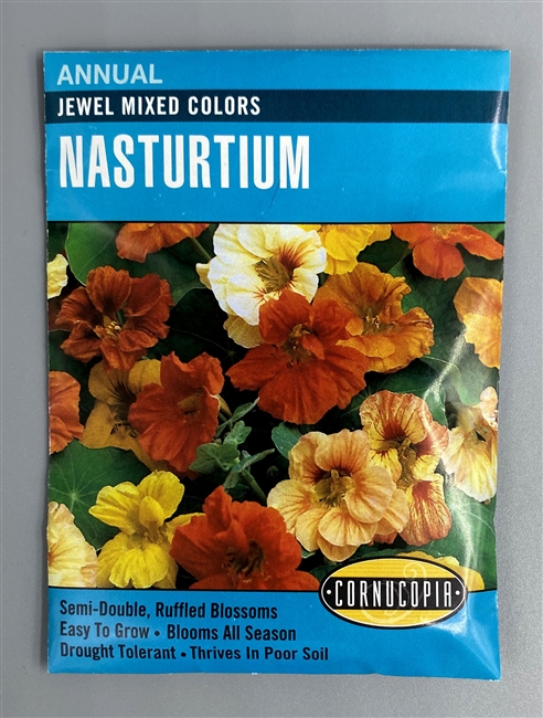 Cornucopia Jewel Mixed Colors Nasturtium