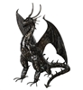 Regal Fire Dragon, Pewter, 31"