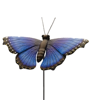 46" Blue Morpho Butterfly Stake