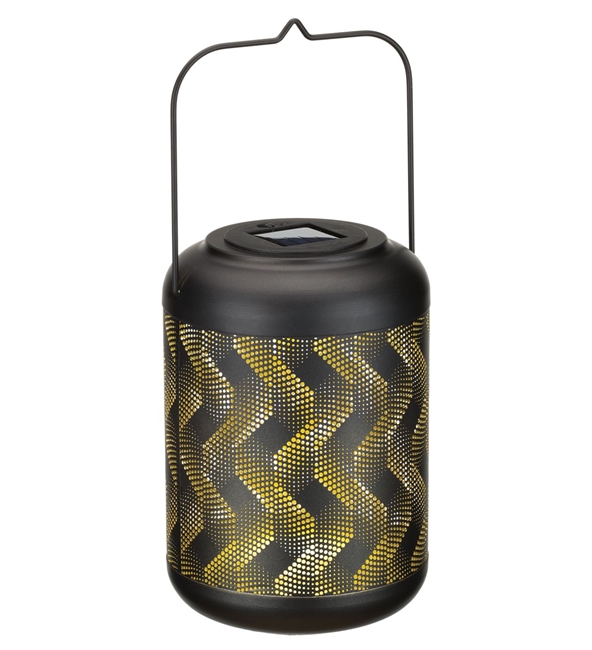 Zig Zag Shadow Lantern Large