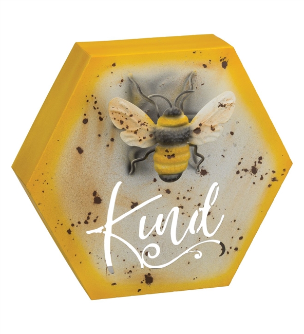 Kind Bee Wall Decor