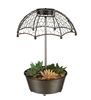 Regal Succulent Solar Decor, Umbrella