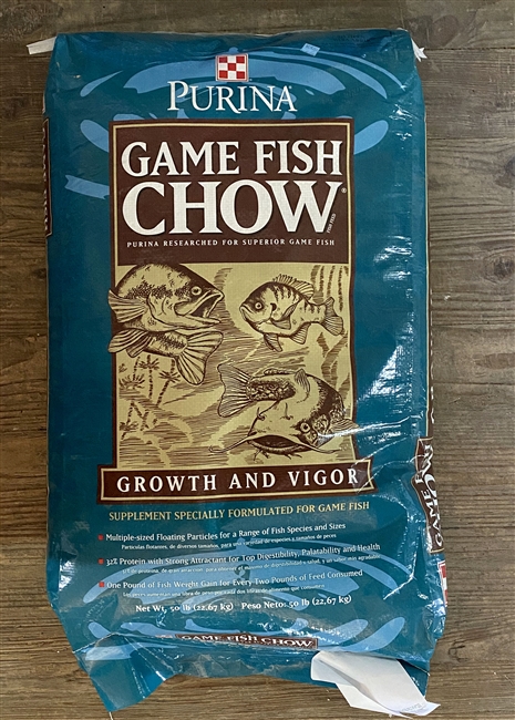 Purina Game Fish Chow Fish Food, 50-lb