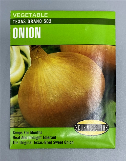 Cornucopia Texas Grano 502 Onion Seeds