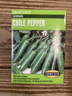 Cornucopia Pepper Chile Serrano