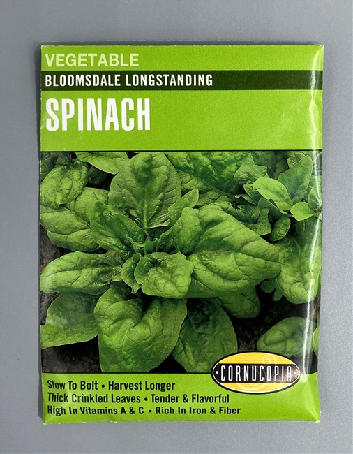 Cornucopia Bloomsdale Longstanding Spinach Seeds