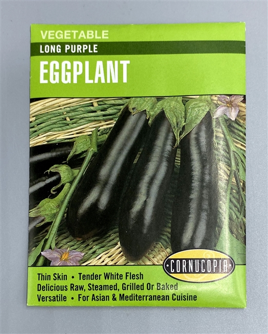 Cornucopia Japanese Long Purple Eggplant