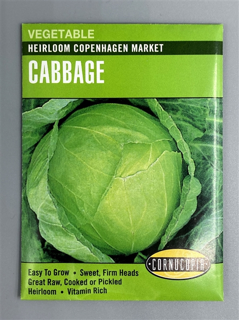 Cornucopia Heirloom Copenhagen Market Cabbage