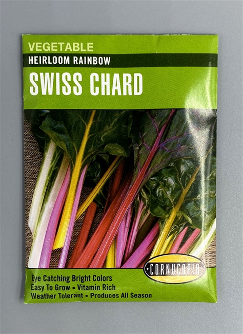 Cornucopia Heirloom Rainbow Swiss Chard Seeds