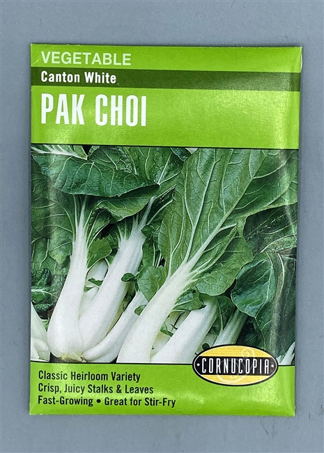 Cornucopia Canton White Pak Choi Seeds