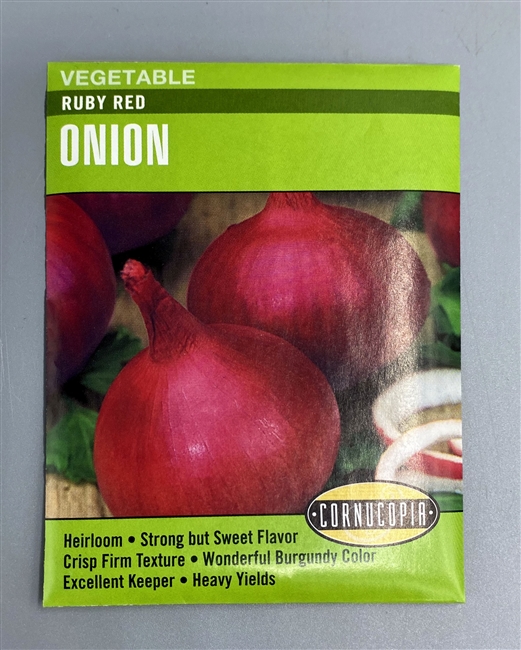 Cornucopia Ruby Red Onion Seeds