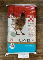 Purina Layena Crumbles Poultry Feed, 25-lb
