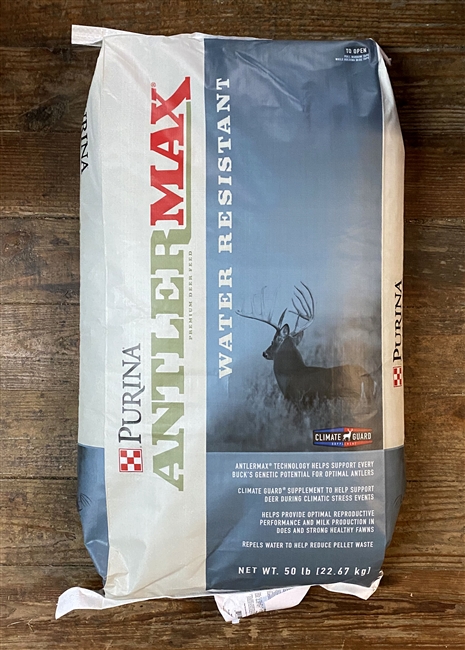 Purina AntlerMax Water Shield 20 Deer Feed, 50-lb