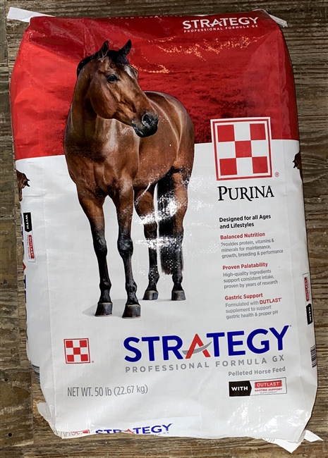 Purina Strategy Professional Formula GX Horse Food, 50-lb