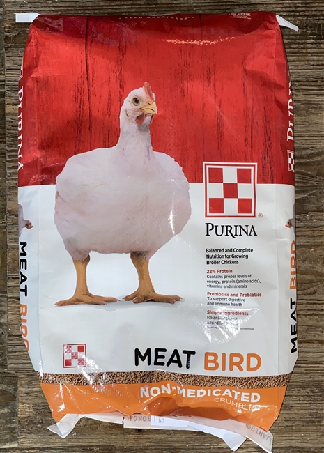 Purina Meat Bird Crumble 40#