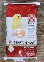 Purina Start & Gro Medicated Poultry Feed 25lb