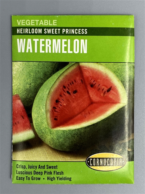 Cornucopia Heirloom Sweet Princess Watermelon Seeds