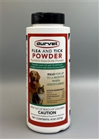 Durvet Flea and Tick Powder 8 oz
