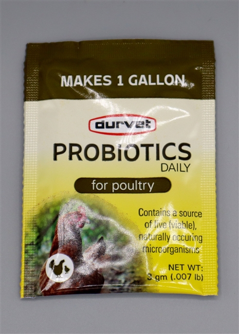 Durvet Probiotics Poultry Supplement, 4-grams