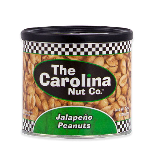 Carolina Nut Co. Jalapeno Peanuts, 12 oz can