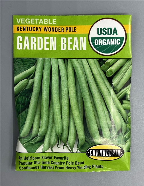 Cornucopia Organic Kentucky Wonder Pole Garden Bean