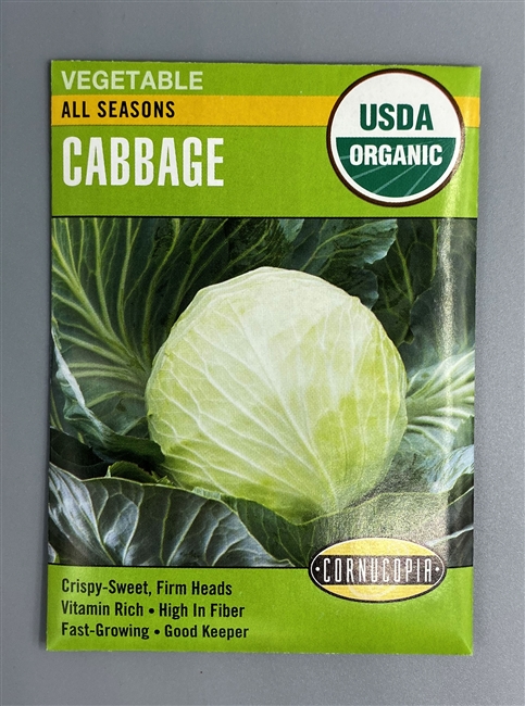 Cornucopia Organic All Seasons Cabbage Seeds