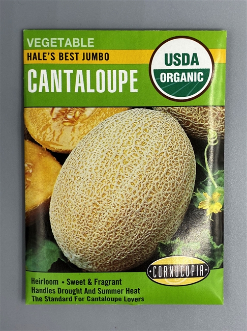 Cornucopia Organic Hales Best Jumbo Cantaloupe Seeds