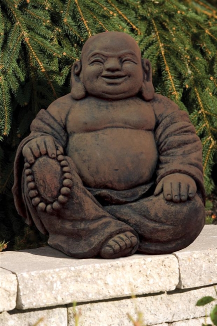 Massarelli Sitting Buddha Hoi Toi, 18"