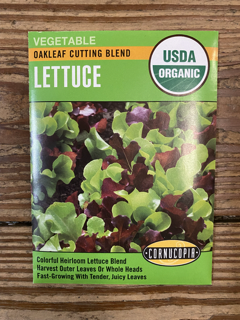 Cornucopia Organic Oakleaf Cutting Blend Lettuce