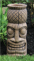 Massarelli Tiki Face, Pineapple, 18"