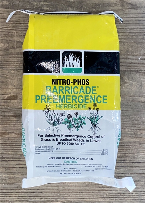 Nitro-Phos Barricade Pre-Emergent Herbicide 10lb